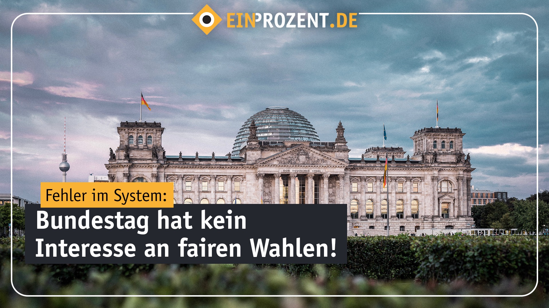 Kaputtes System: Der Bundestag und die Berlin-Wahl