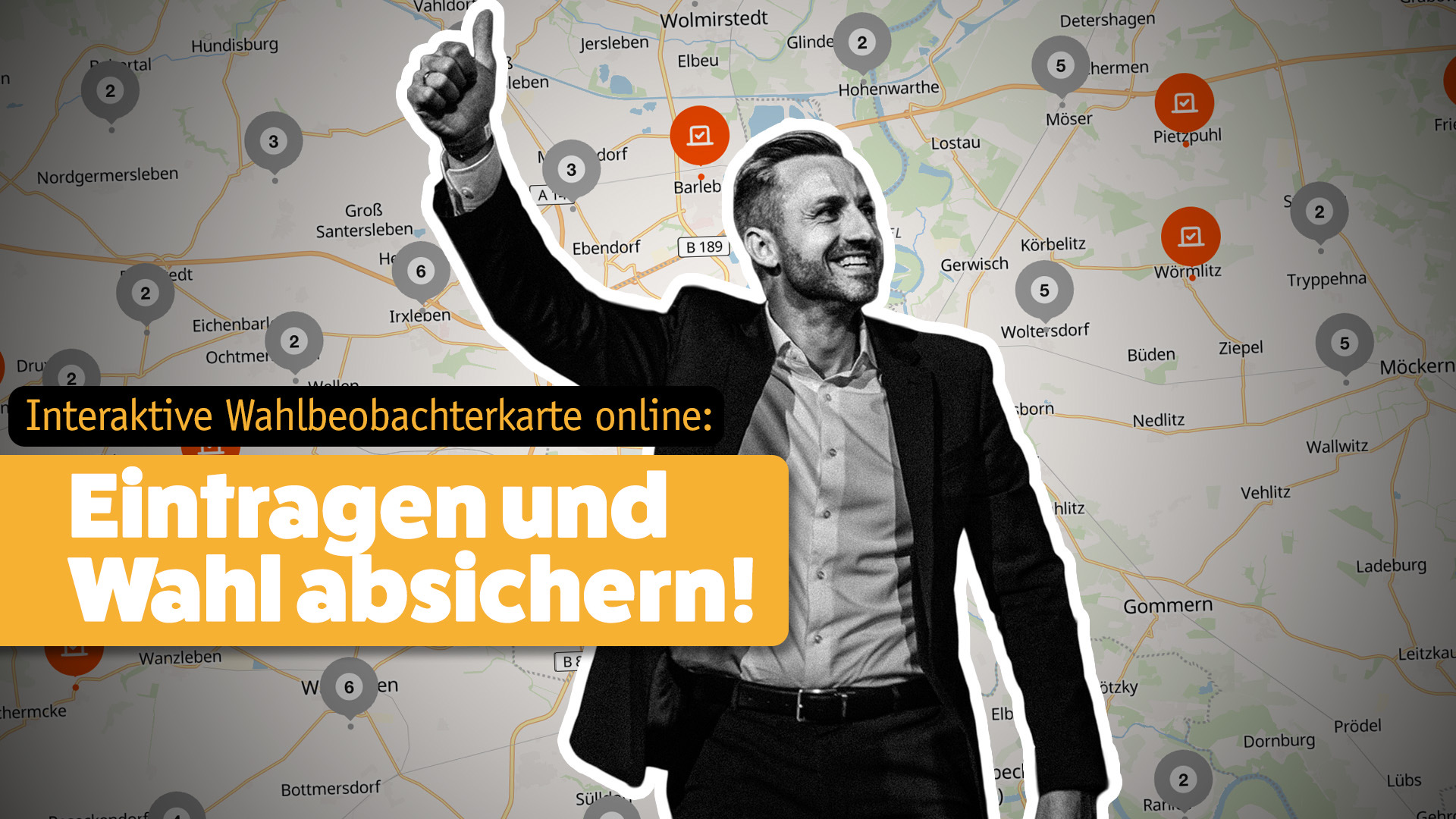 Sachsen-Anhalt: Wahlbeobachterkarte ist online