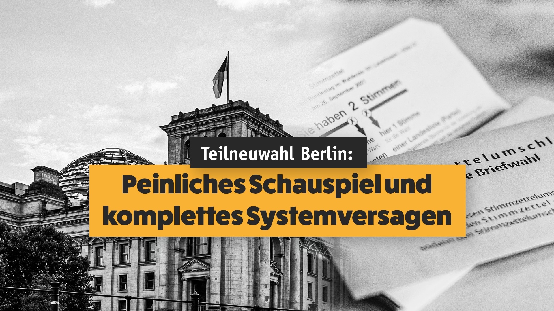 Komplettes Systemversagen: Teilneuwahl in Berlin