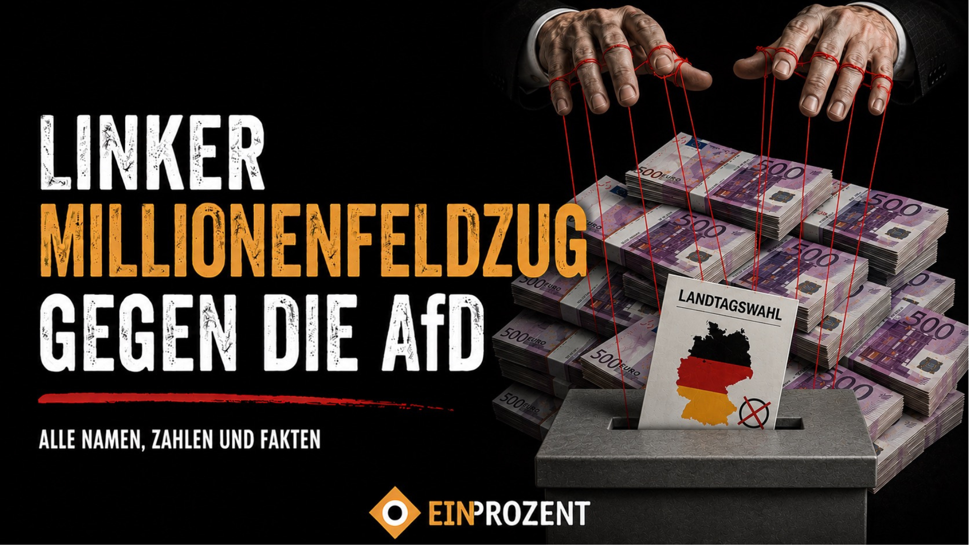 Millionenfeldzug gegen die AfD